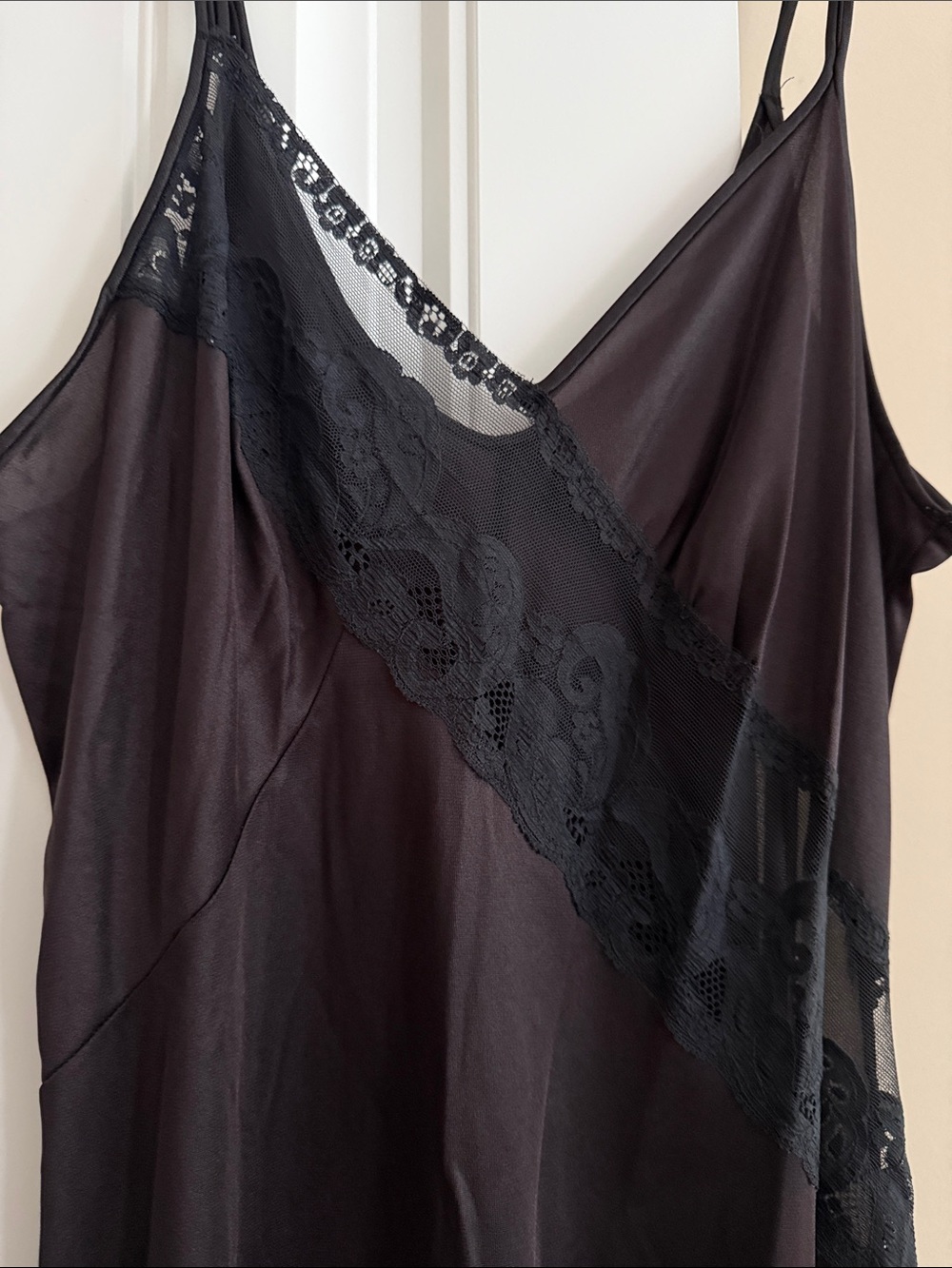 Agent Provocateur Black Lace-Trim Slip - Picture 3 of 6